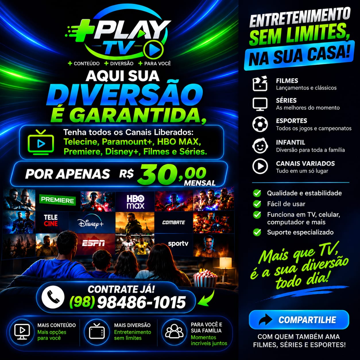 +Play TV Diversão Garantida em Casa